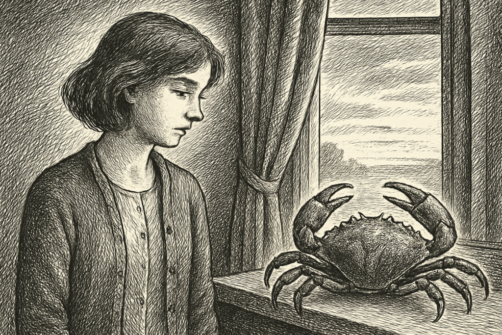 Illustration de Ma mère le crabe et moi de Anne Percin