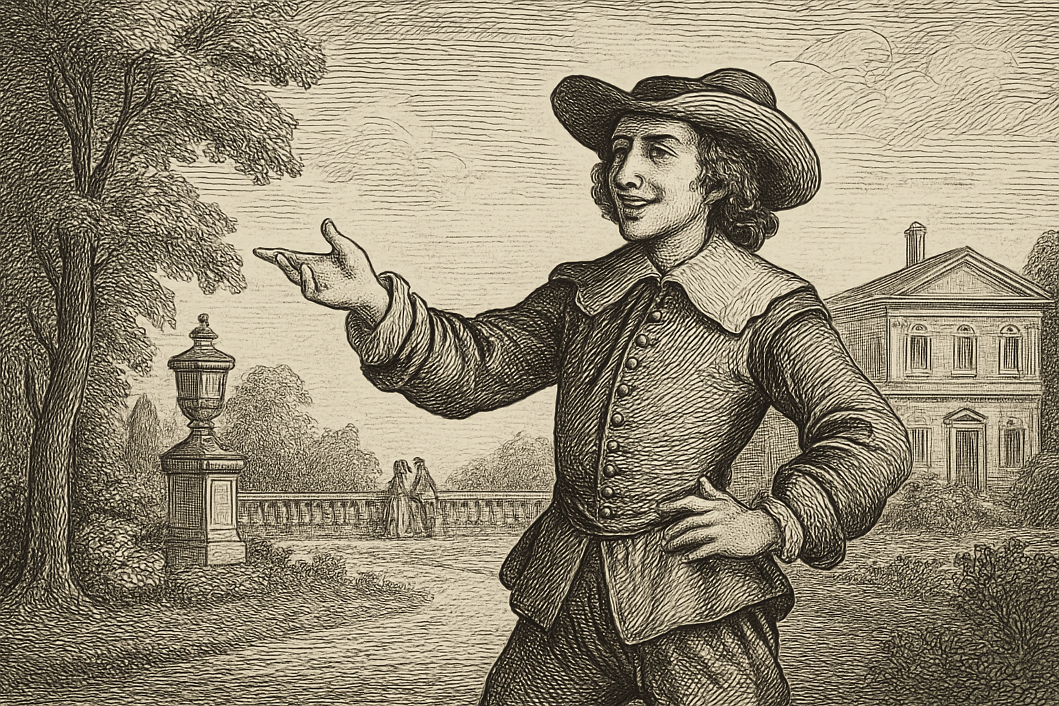 Illustration de Le Menteur de Pierre Corneille