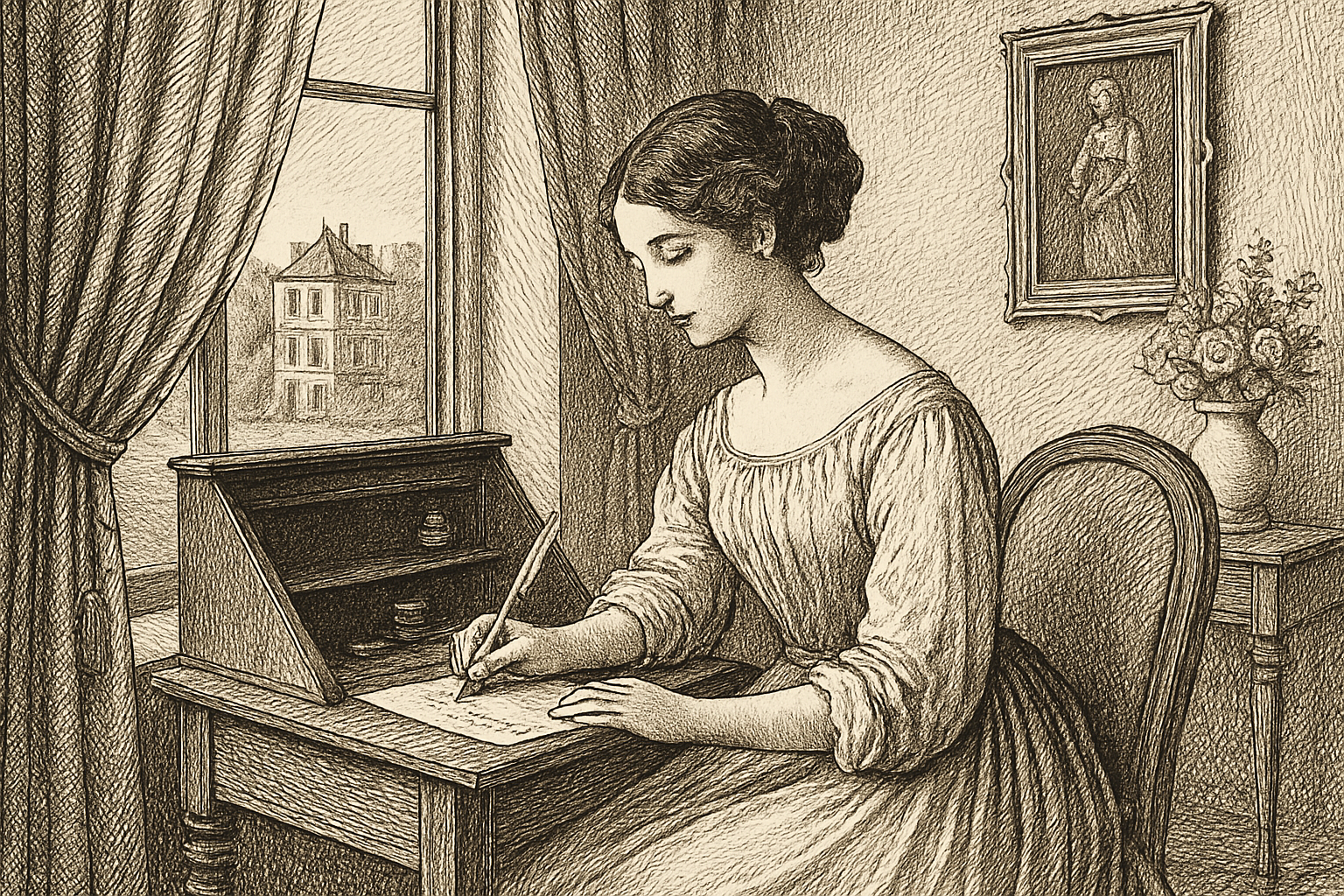 Illustration de Mémoires de deux jeunes mariées de Honoré de Balzac