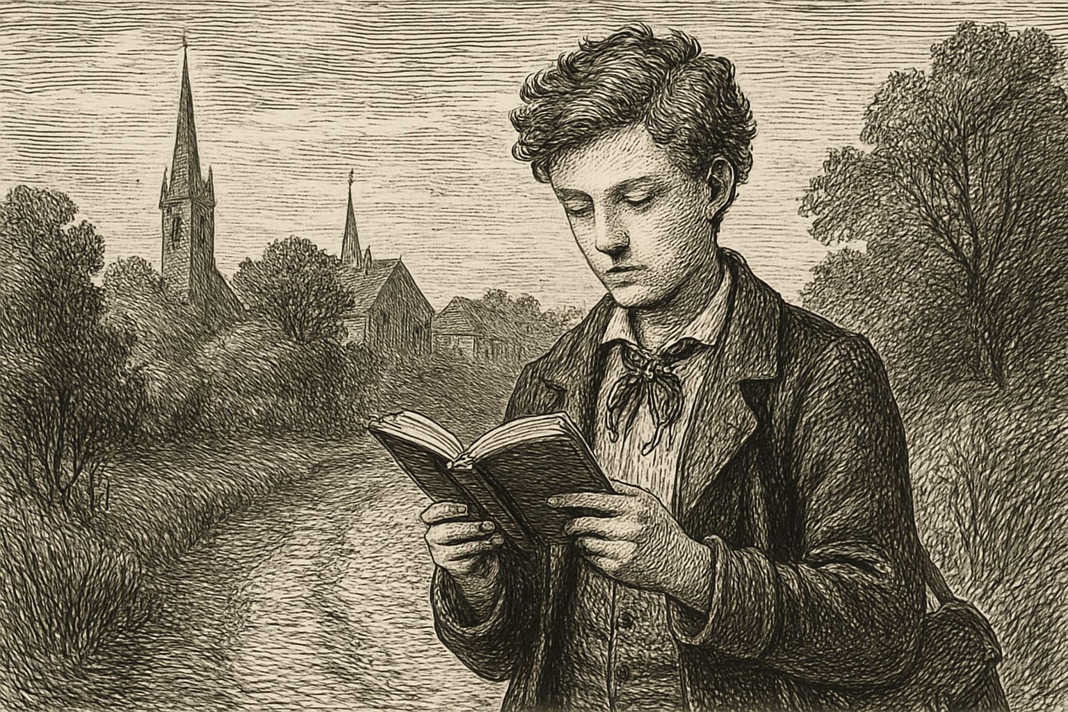 Illustration de Les Cahiers de Douai de Arthur Rimbaud