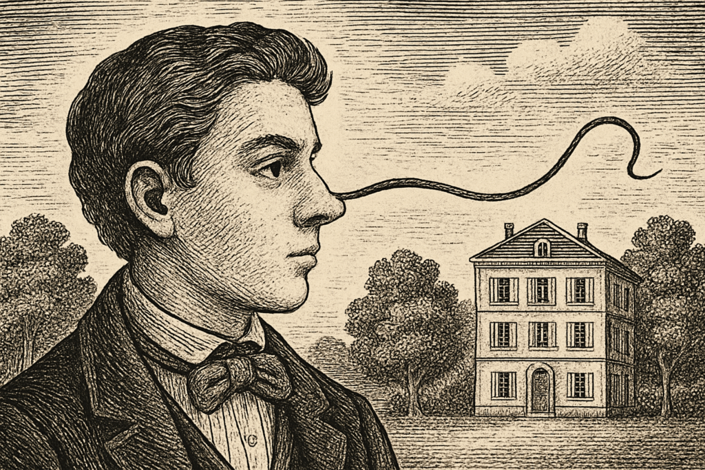 Illustration de Poil au nez de Cécile Chartre