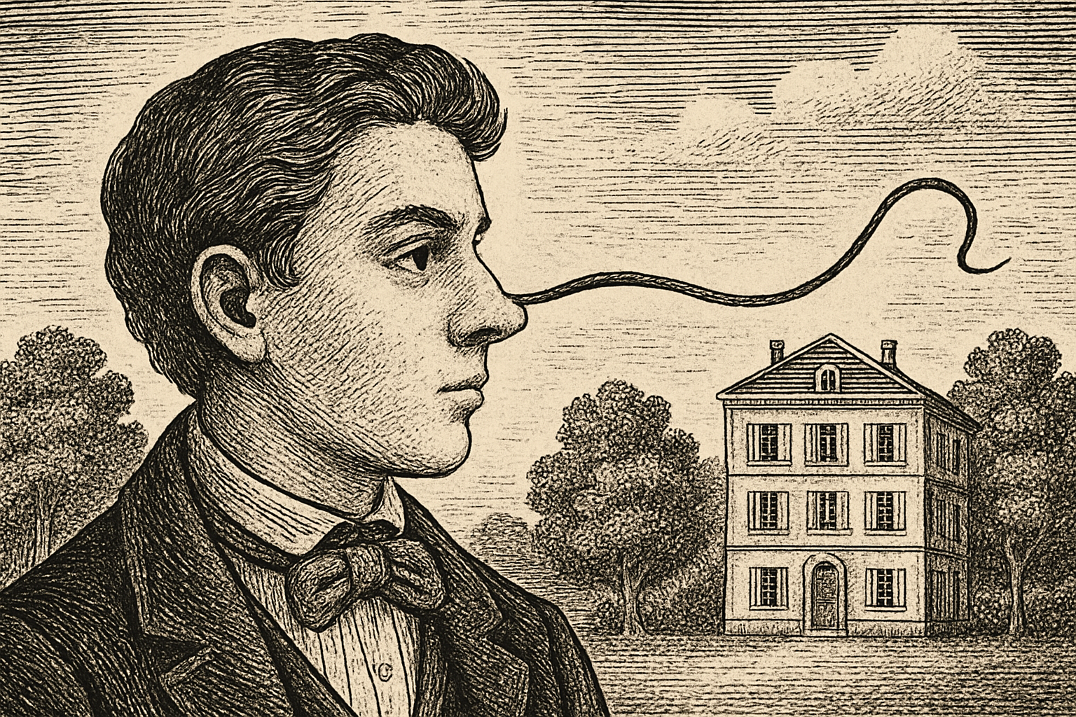 Illustration de Poil au nez de Cécile Chartre