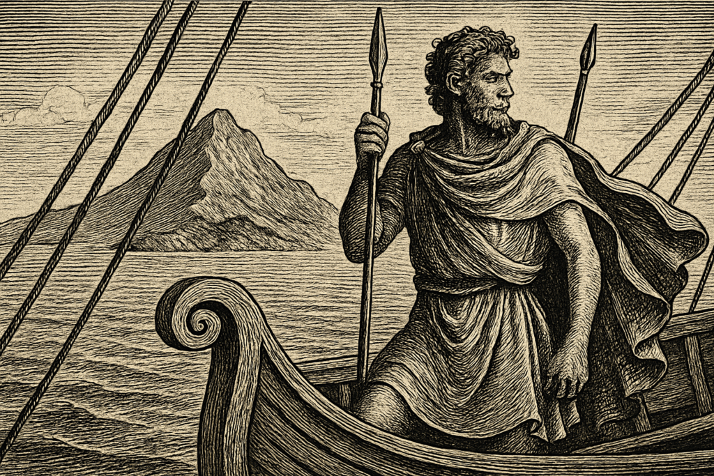 Illustration de Héros qui comme Ulysse de Fabien Clavel