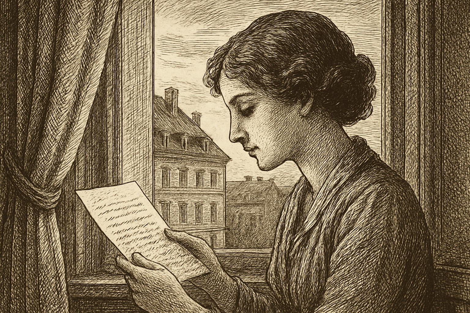 Illustration de Lettre d'une inconnue de Stefan Zweig