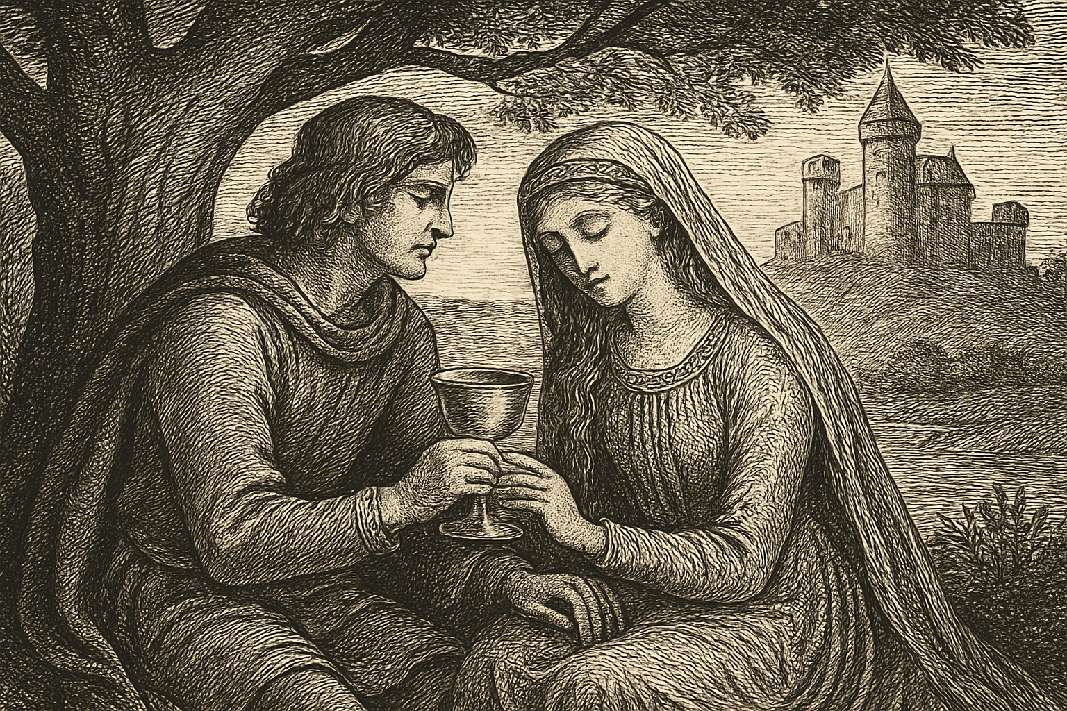 Illustration de Tristan et Iseut de Joseph Bédier