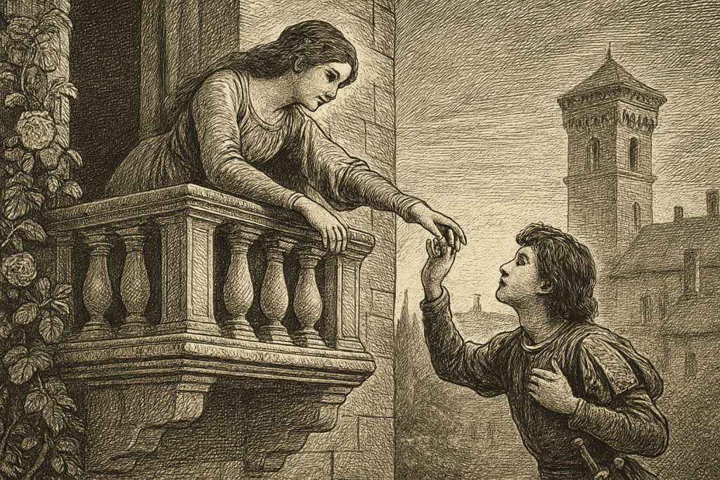 Illustration de Roméo et Juliette de William Shakespeare