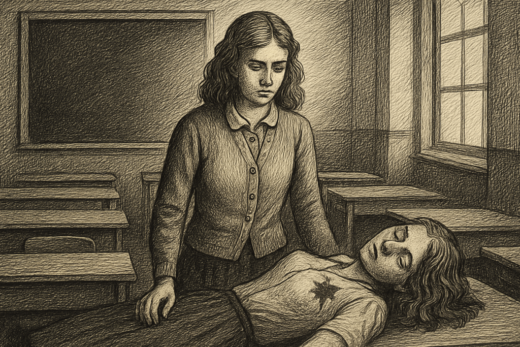 Illustration de Un exposé fatal de Judy Blume