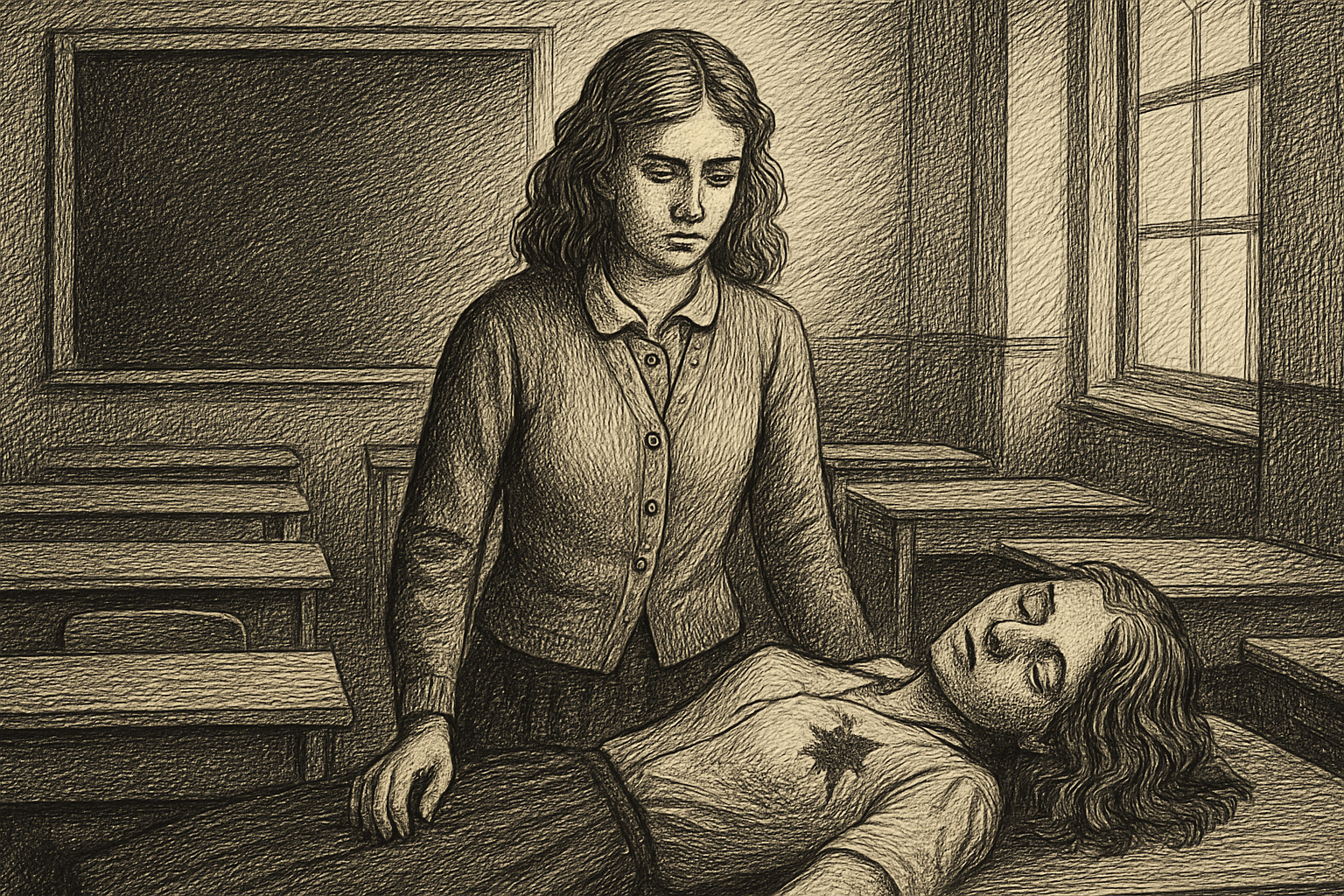 Illustration de Un exposé fatal de Judy Blume