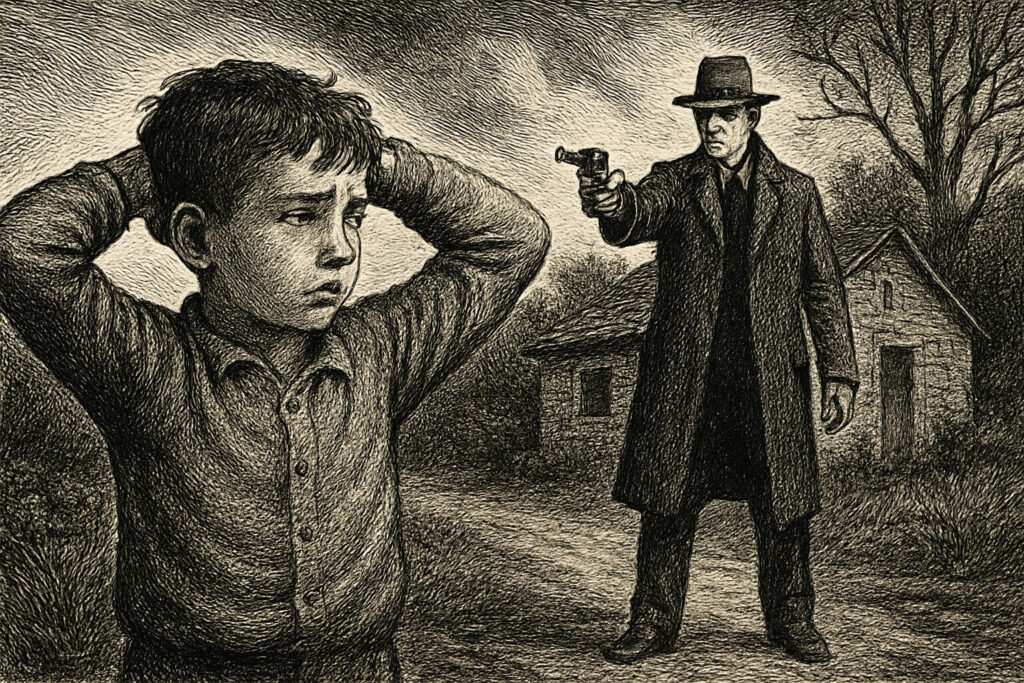 Illustration de Faut-il tuer les petits garçons qui ont les mains sur la tête ? de Jean-Patrick Manchette