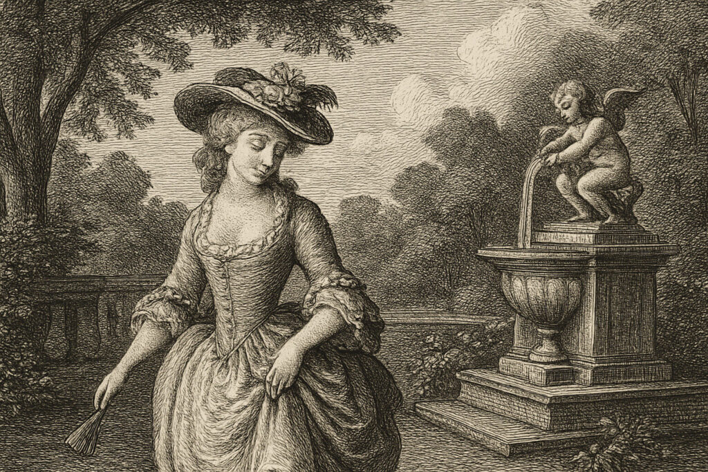 Illustration de Fêtes galantes de Paul Verlaine