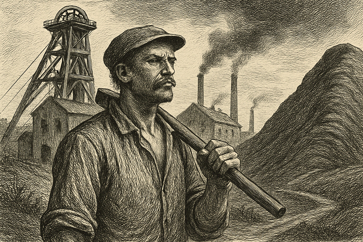 Illustration de Germinal de Émile Zola