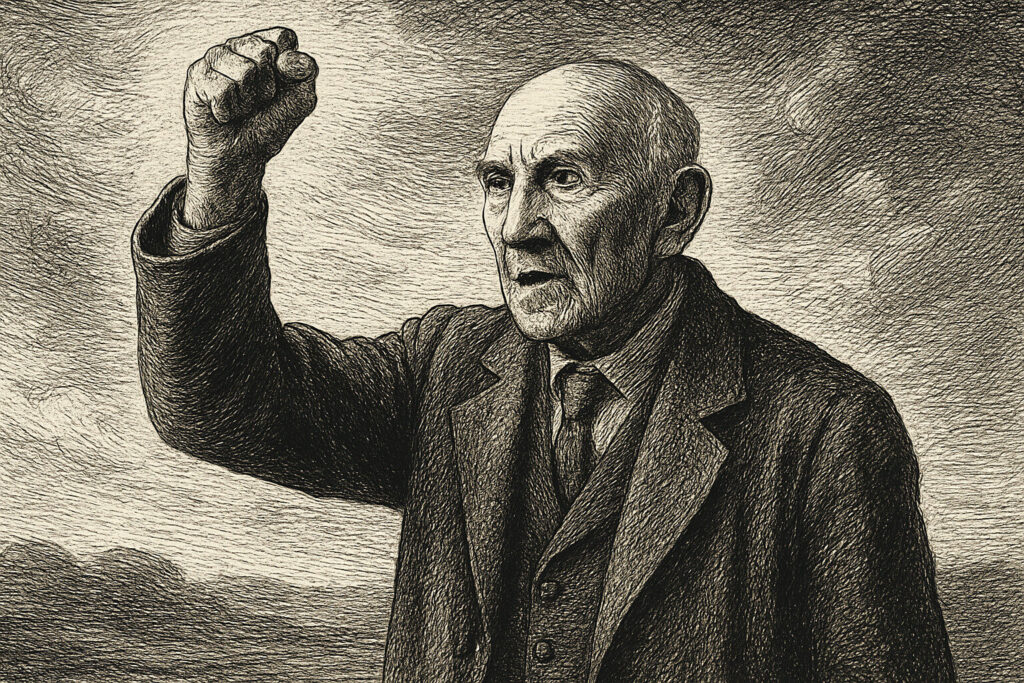 Illustration de Indignez-vous! de Stéphane Hessel