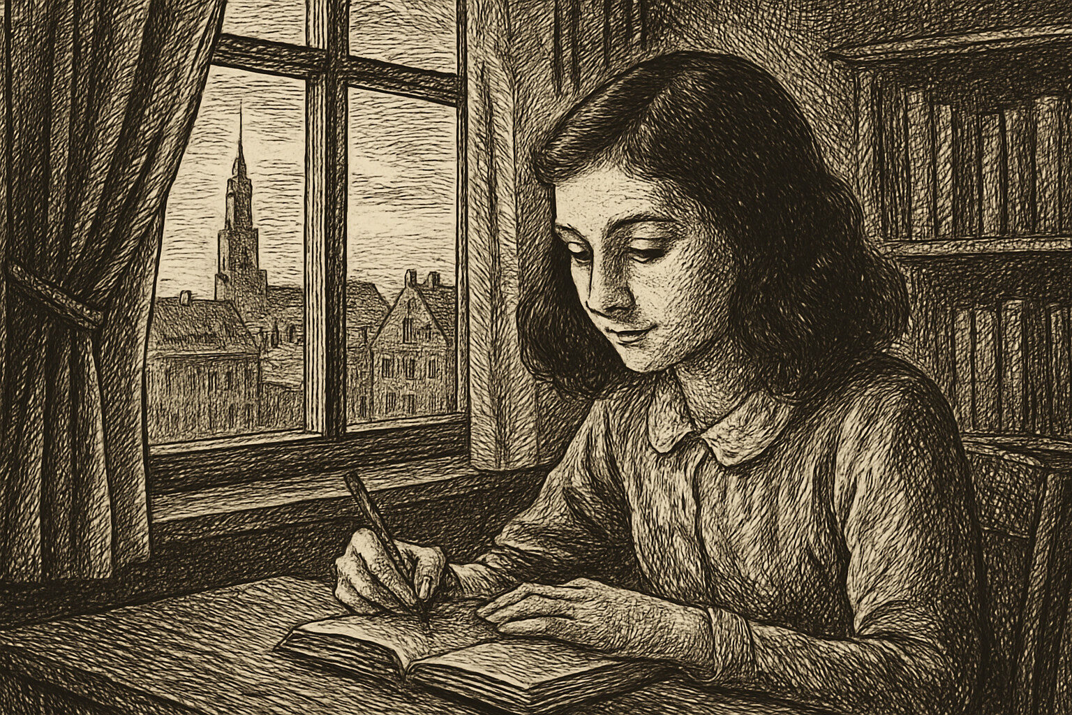 Illustration de Journal de Anne Frank