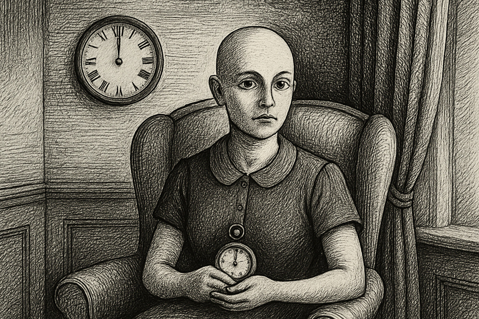 Illustration de La Cantatrice chauve de Eugène Ionesco