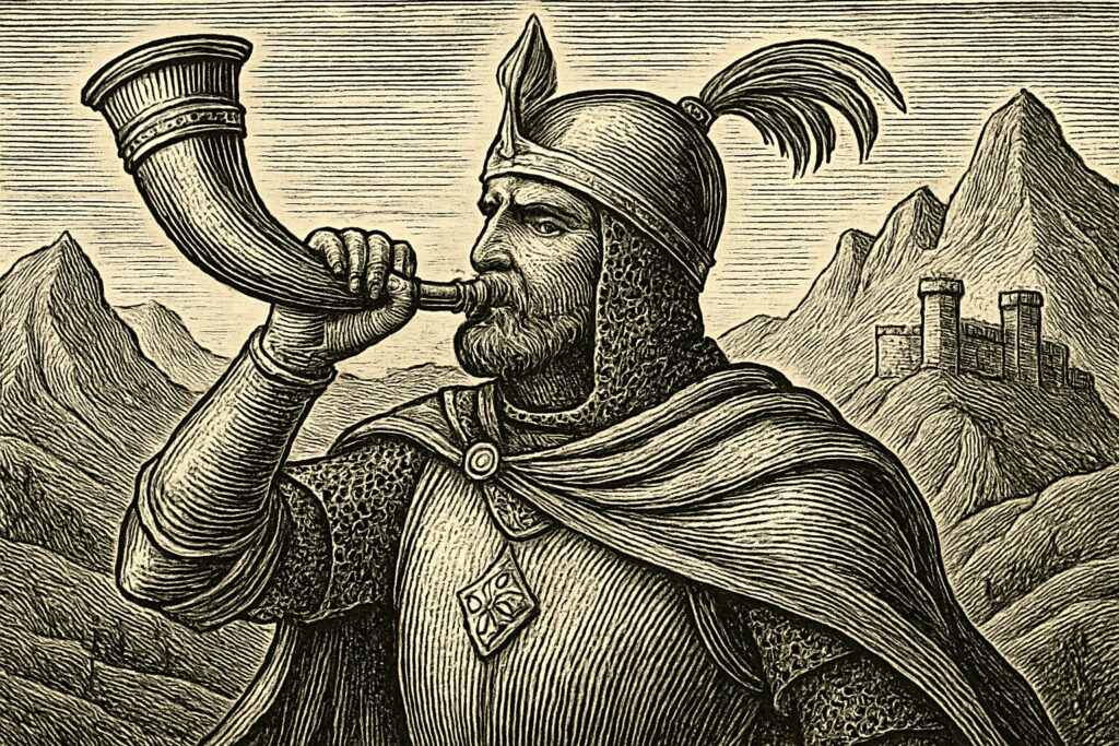 Illustration de La Chanson de Roland de Anonyme