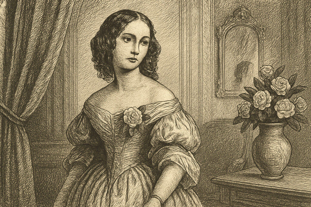 Illustration de La Dame aux camélias de Alexandre Dumas fils