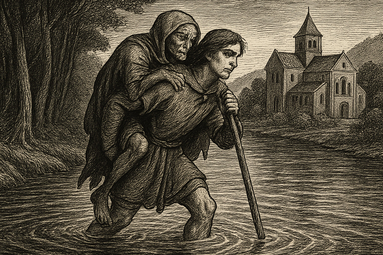 Illustration de La Légende de Saint Julien l'Hospitalier de Gustave Flaubert