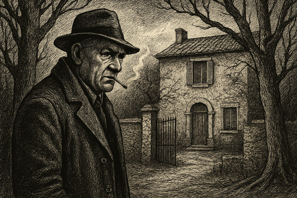 Illustration de La Maison du juge de Georges Simenon