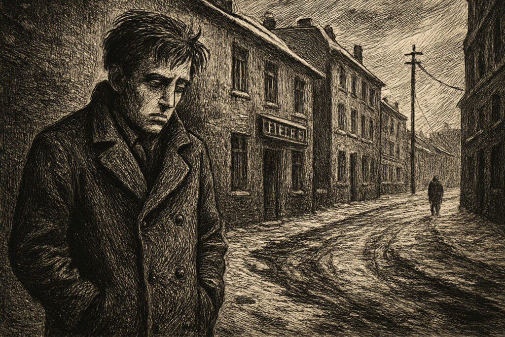 Illustration de La Neige était sale de Georges Simenon