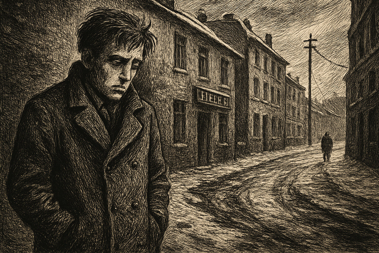 Illustration de La Neige était sale de Georges Simenon