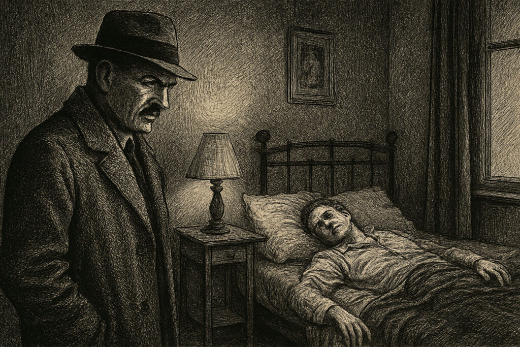 Illustration de La Tête d’un homme de Georges Simenon