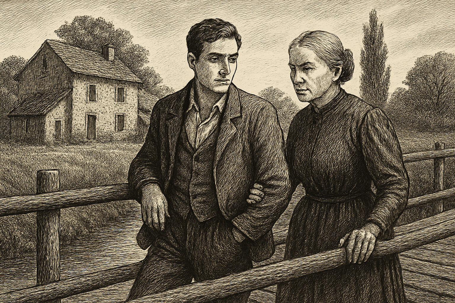 Illustration de La Veuve Couderc de Georges Simenon