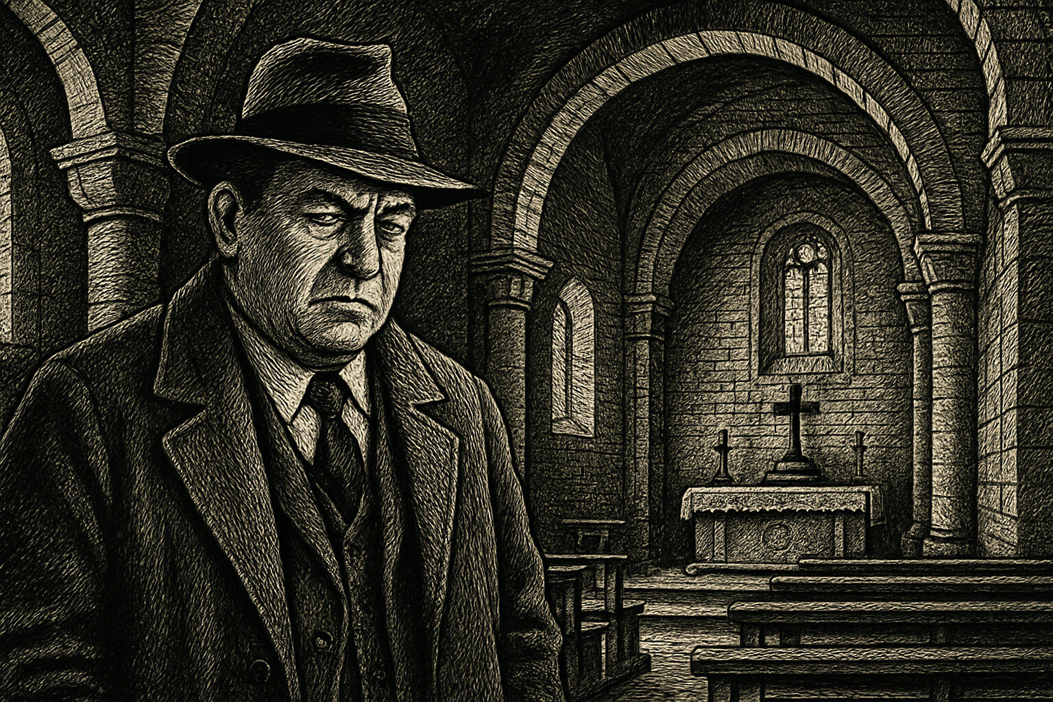 Illustration de L'Affaire Saint-Fiacre de Georges Simenon