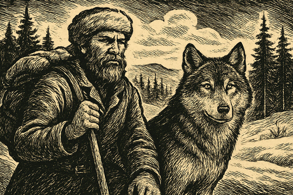 Illustration de L'Appel de la forêt de Jack London