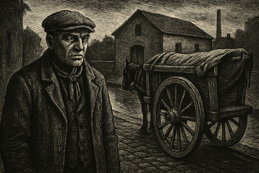 Illustration de Le Charretier de la Providence de Georges Simenon