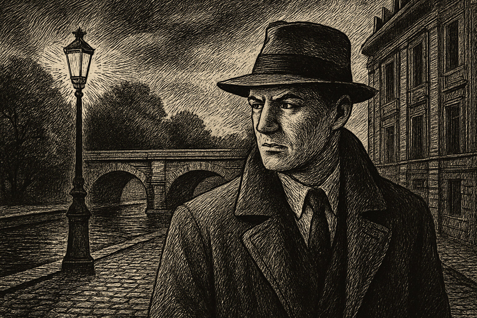 Illustration de Le Cinquième procédé de Léo Malet