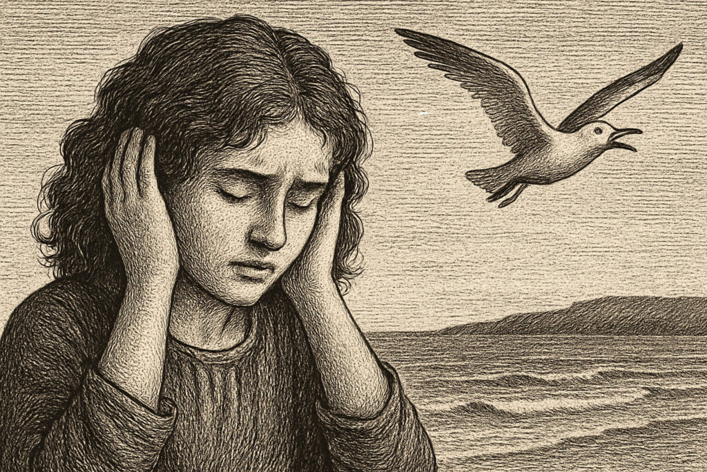 Illustration de Le cri de la mouette de Emmanuelle Laborit
