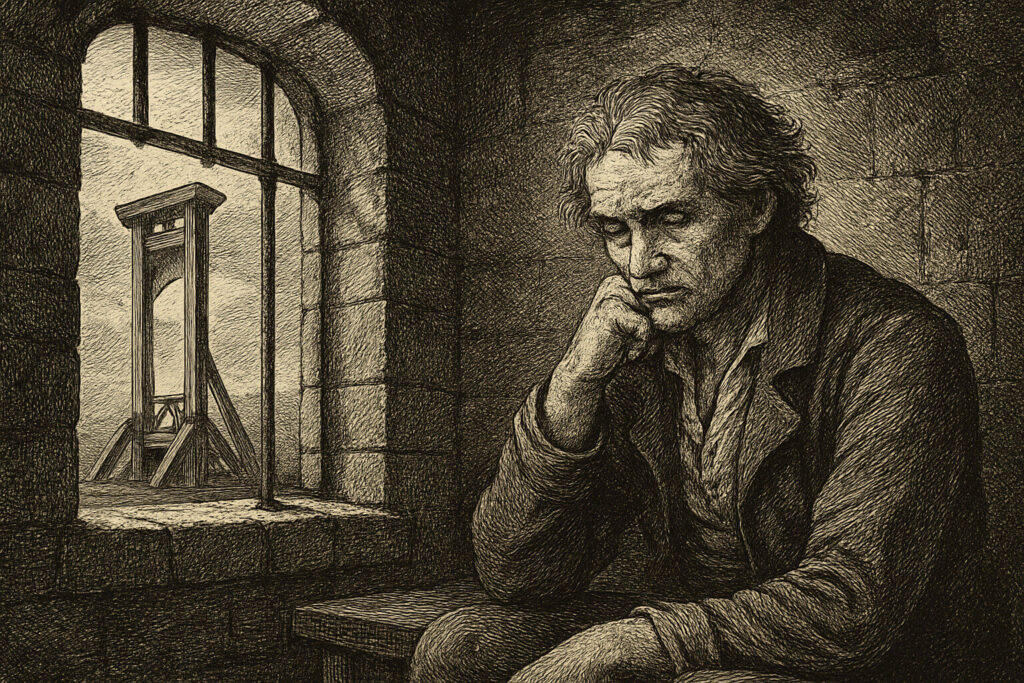 Illustration de Le dernier jour d'un condamné de Victor Hugo