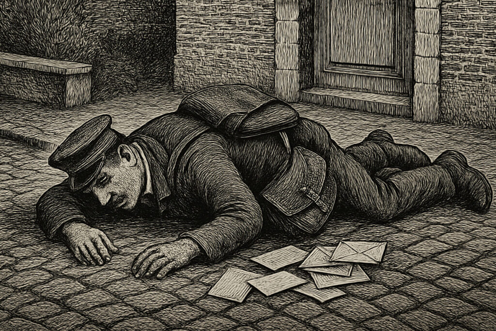 Illustration de Le Facteur fatal de Didier Daeninckx