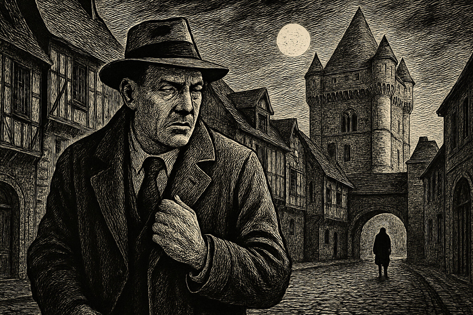 Illustration de Le Fou de Bergerac de Georges Simenon