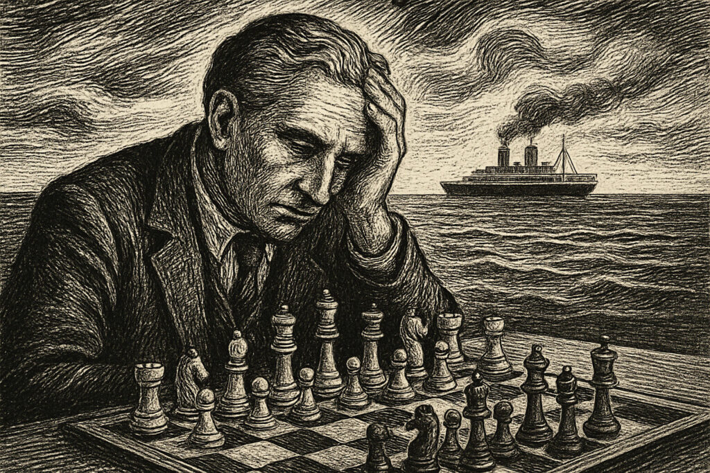 Illustration de Le Joueur d'échecs de Stefan Zweig