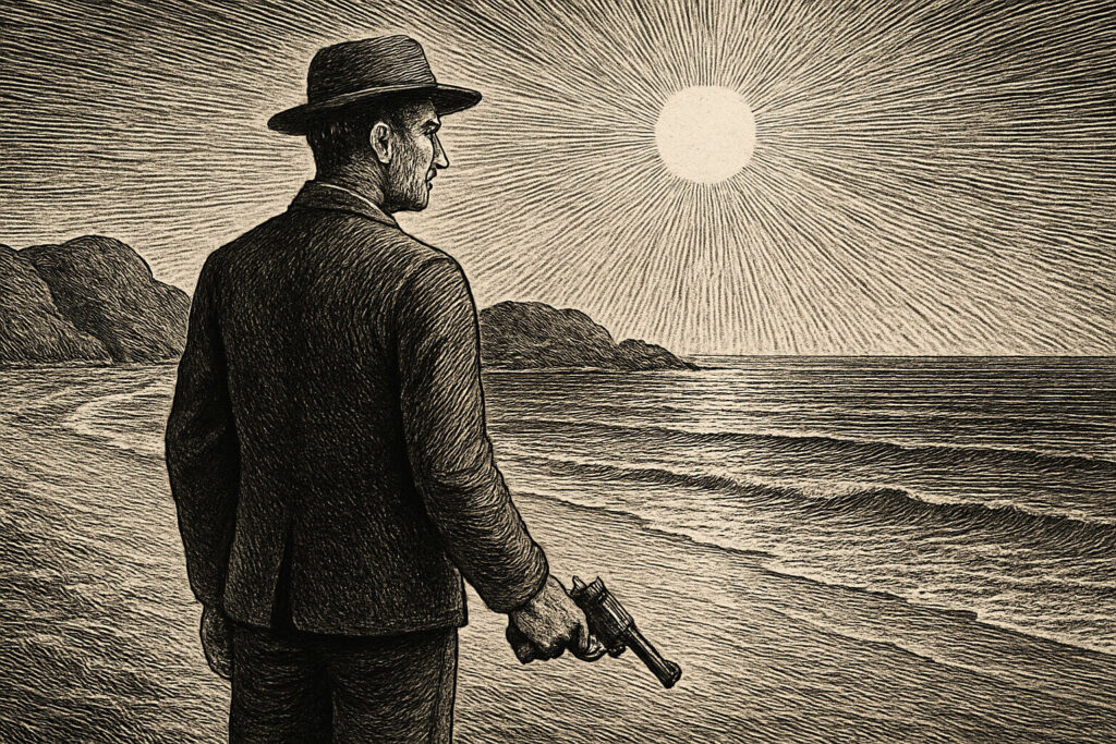 Illustration de L'étranger de Albert Camus