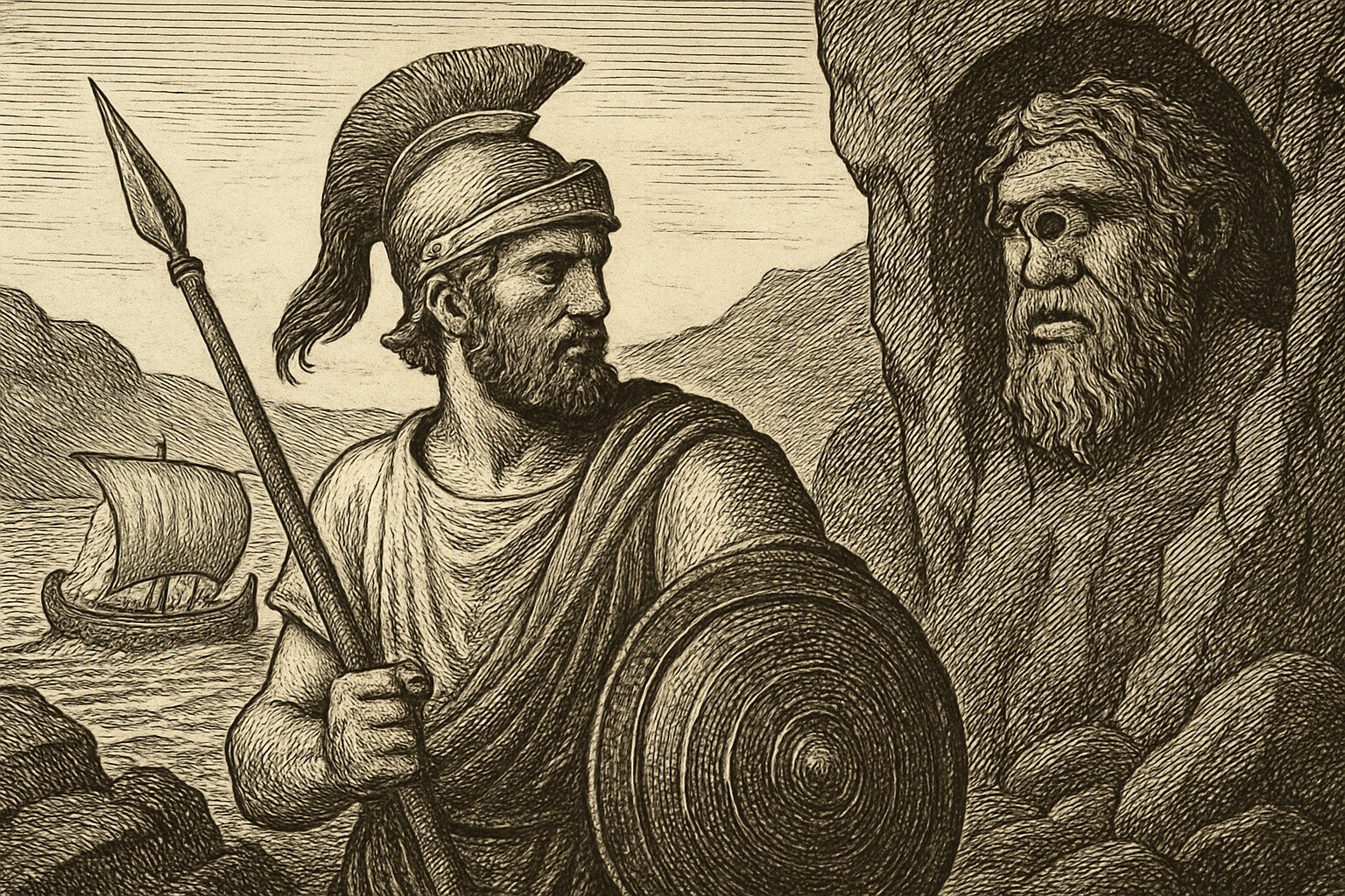 Illustration de L'Odyssée de Homère