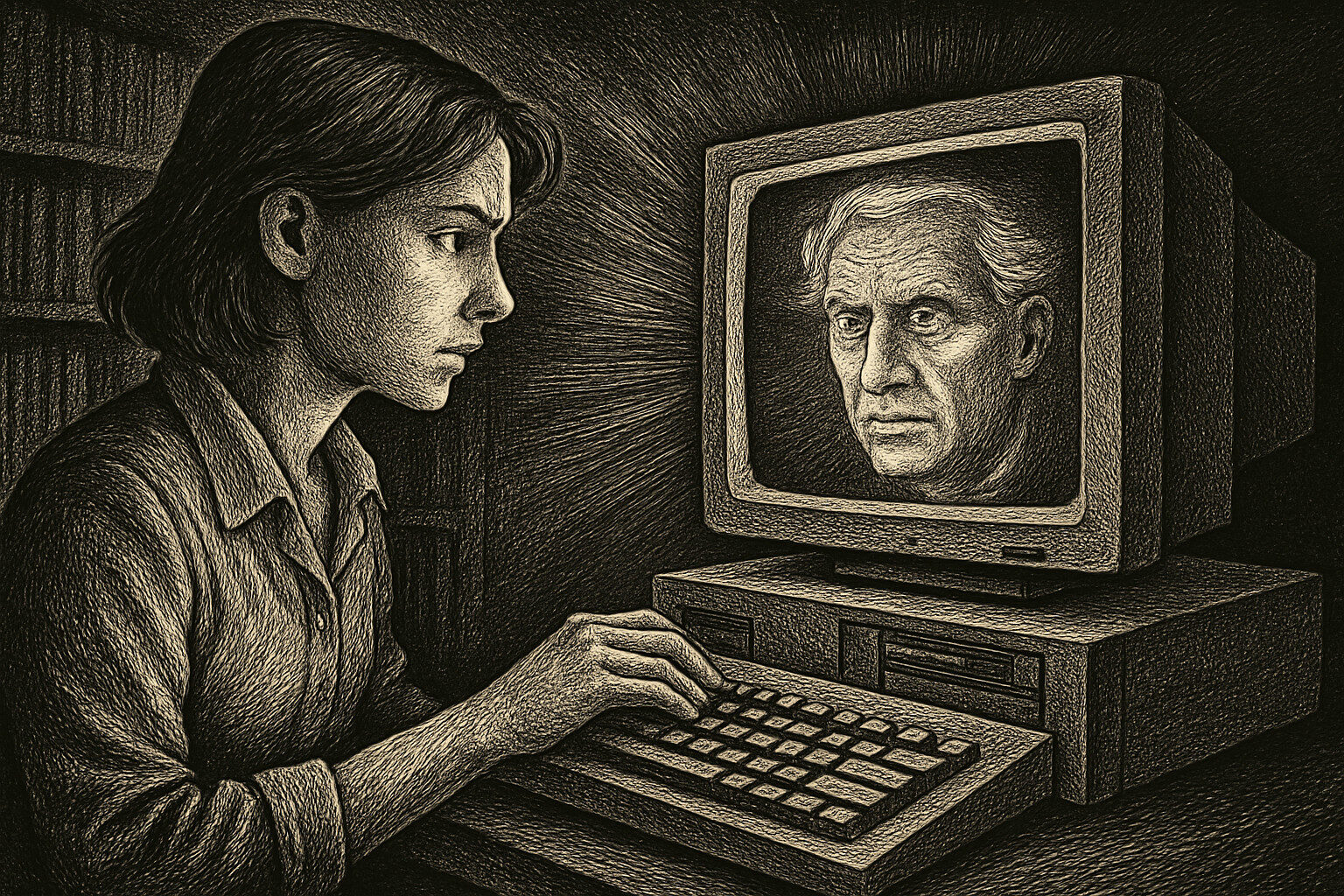 Illustration de L’ordinatueur de Christian Grenier