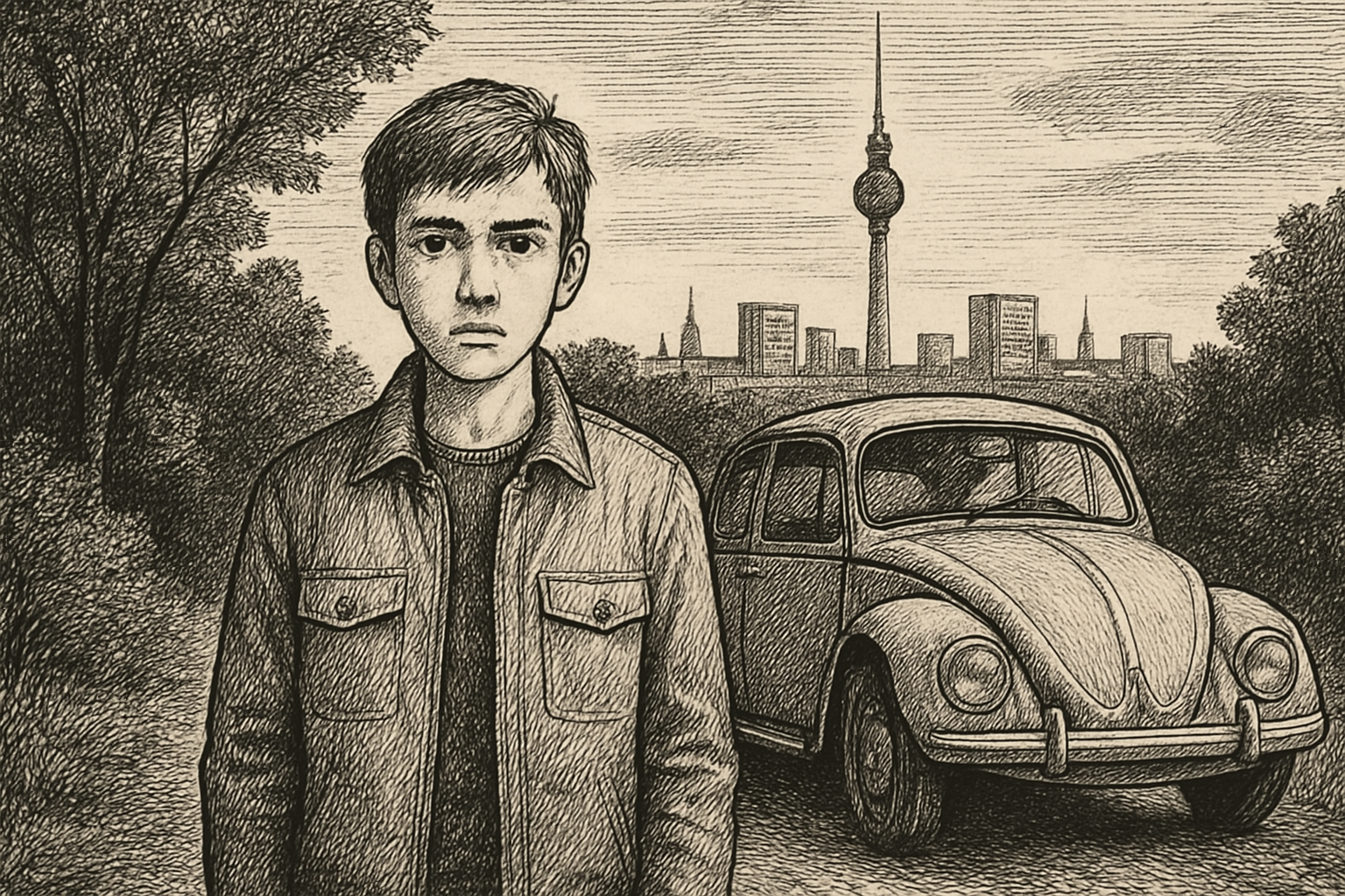 Illustration de Good Bye Berlin de Wolfgang Herrndorf