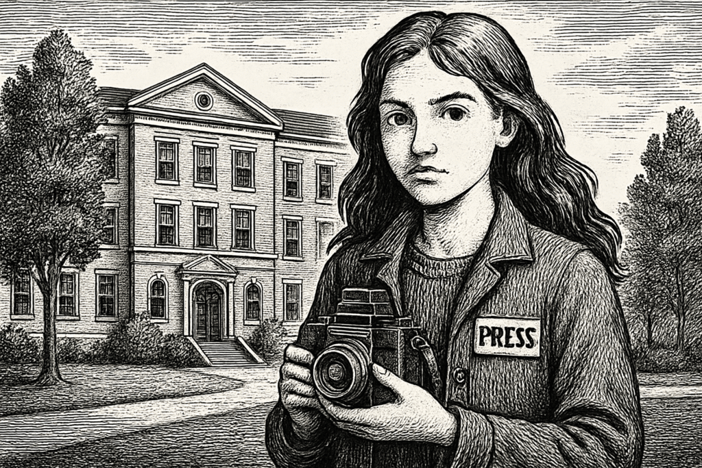 Illustration de Scoops au lycée de Agnès Laroche