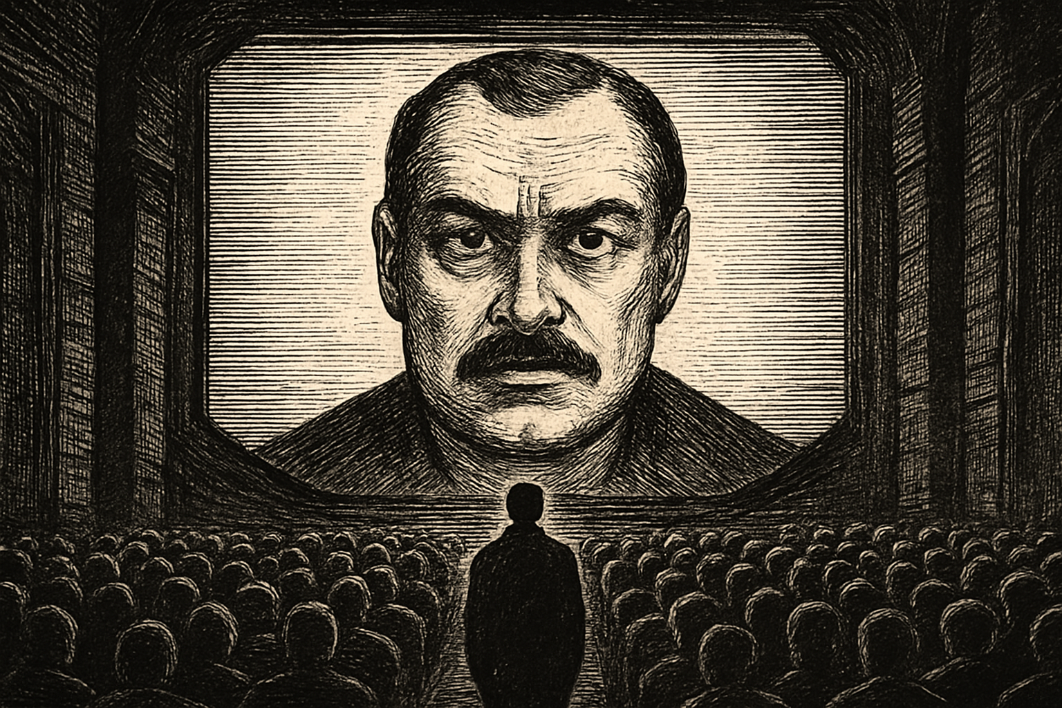 Illustration de 1984 de George Orwell