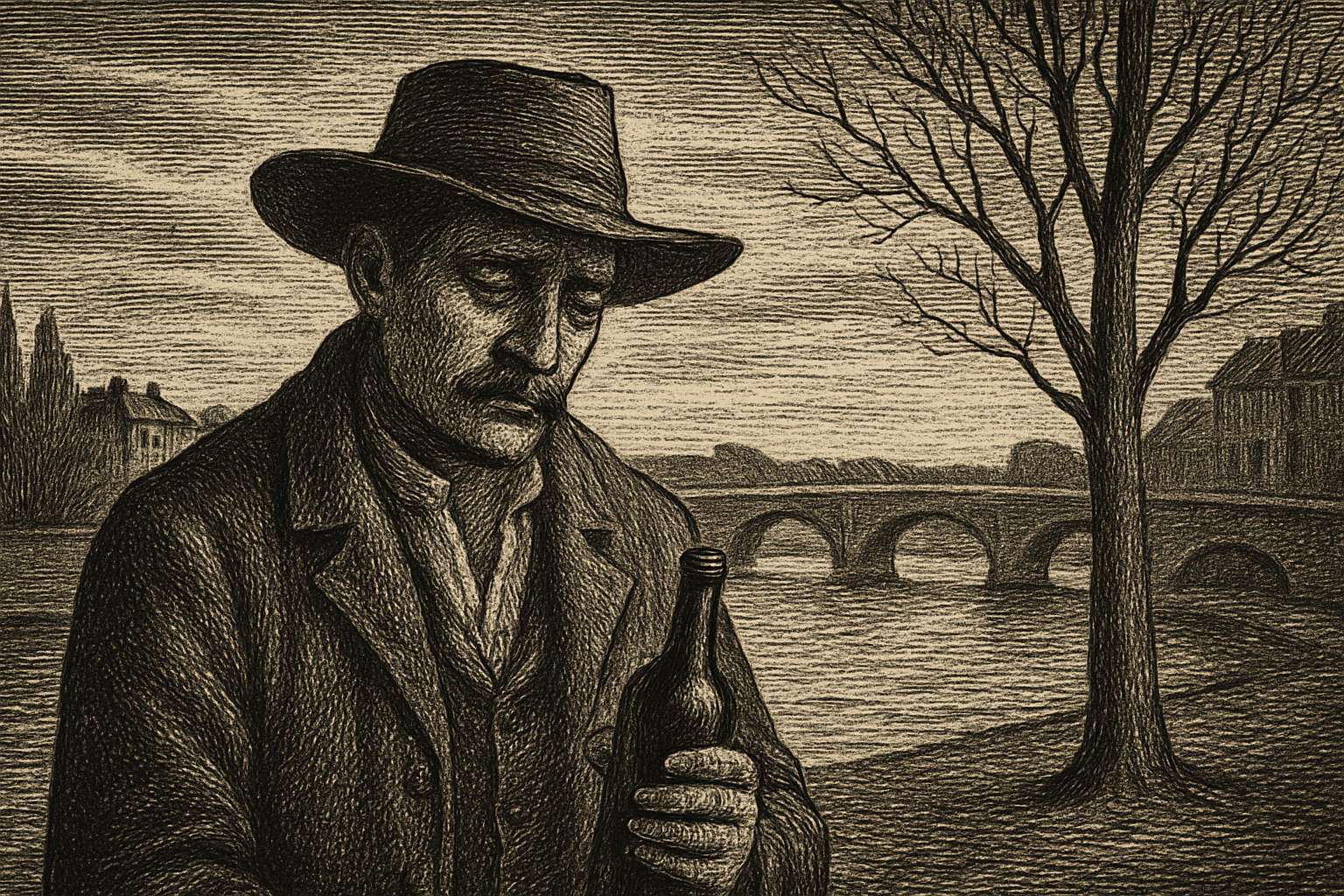 Illustration de Alcools de Guillaume Apollinaire