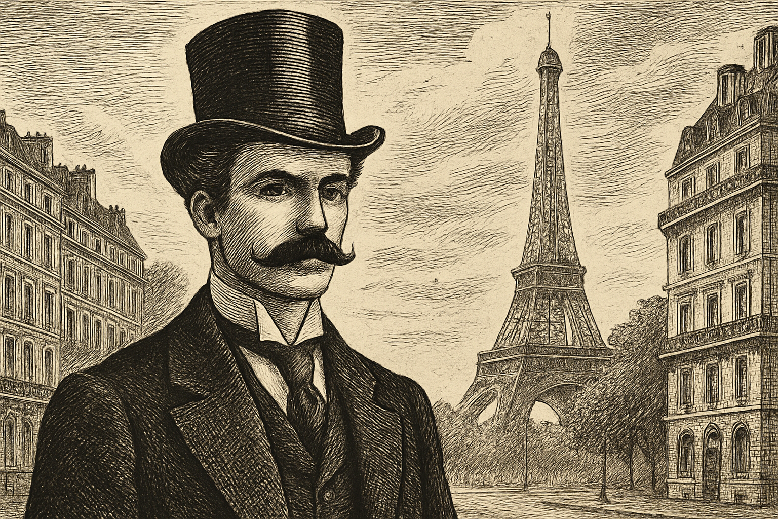 Illustration de Bel-Ami de Guy de Maupassant