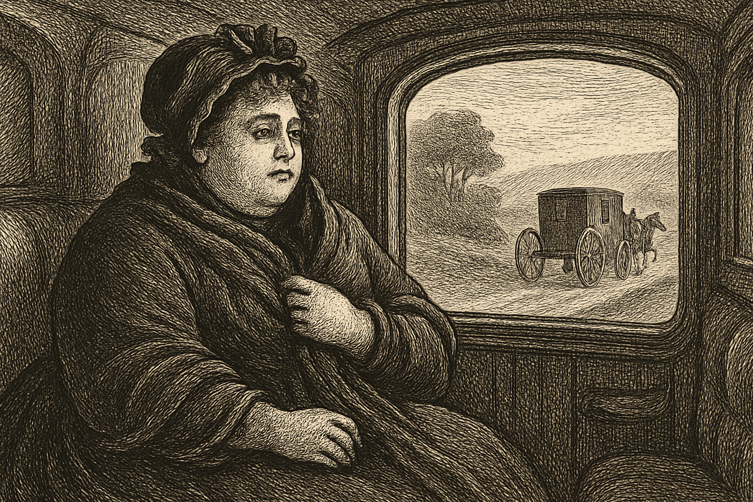 Illustration de Boule de suif de Guy de Maupassant