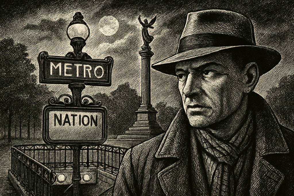 Illustration de Casse-pipe à la Nation de Léo Malet