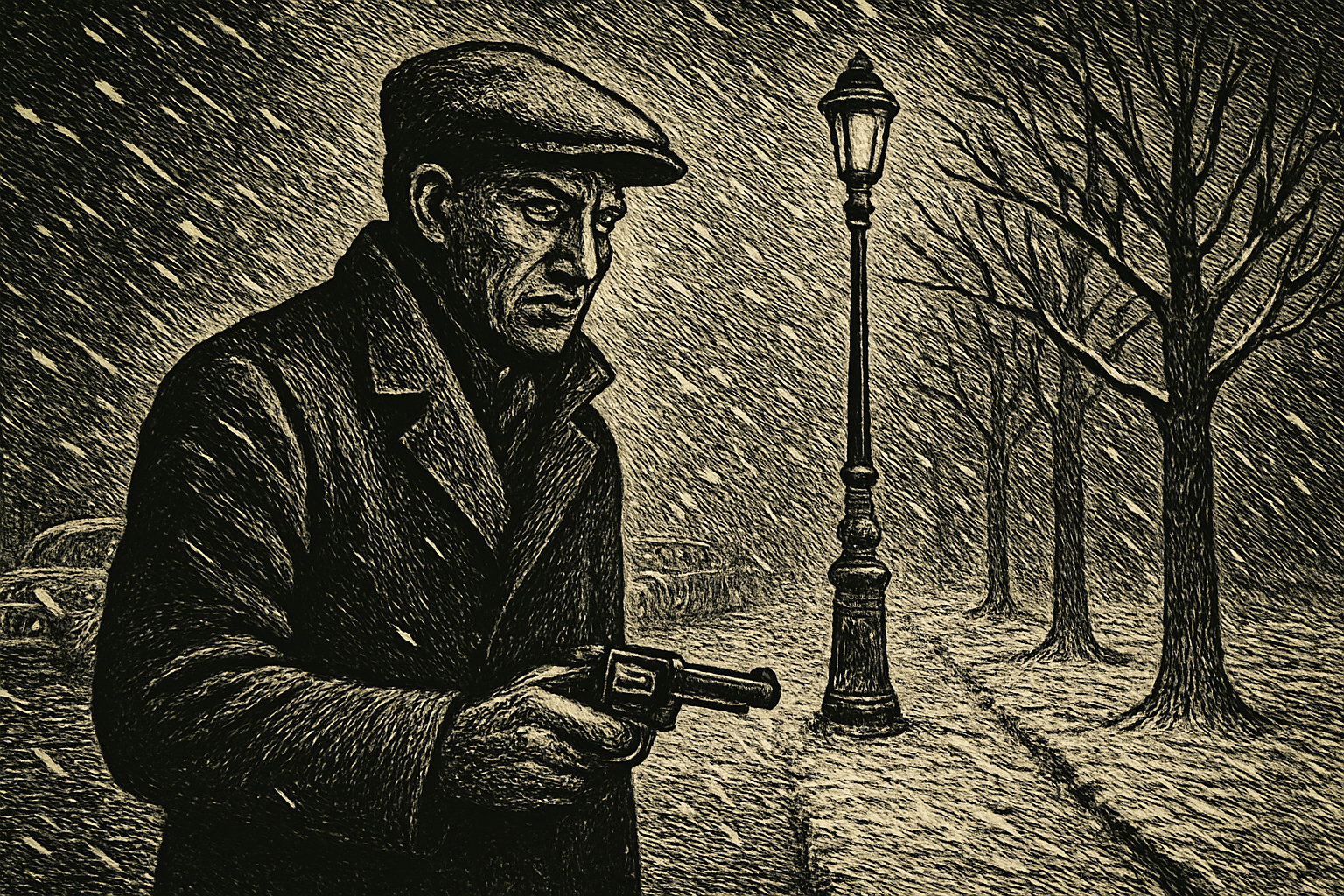 Illustration de Chronique d’un hiver de Jean-Patrick Manchette