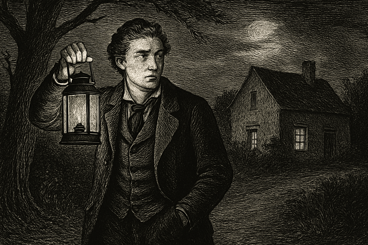 Illustration de Contes du jour et de la nuit de Guy de Maupassant