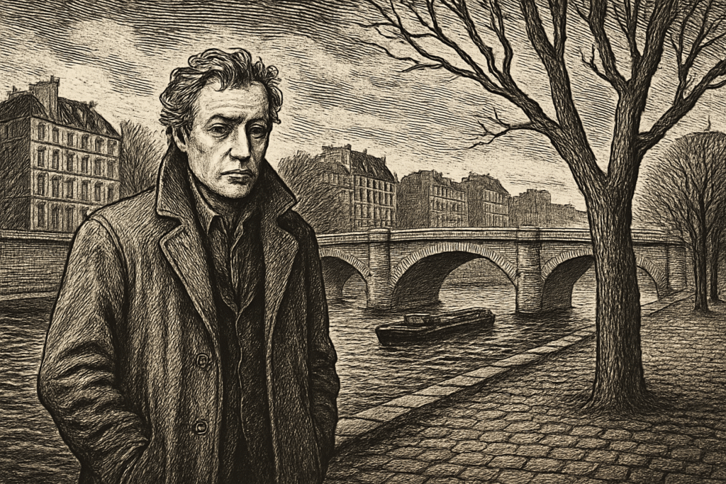 Illustration de Coule la Seine de Fred Vargas