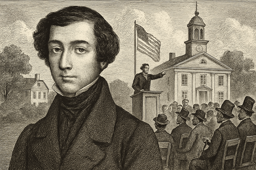 Illustration de De la démocratie en Amérique de Alexis de Tocqueville