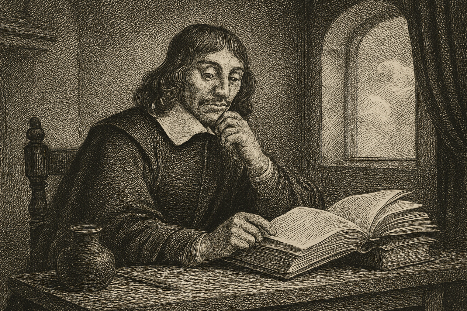 Illustration de Discours de la méthode de René Descartes